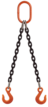 7/32" DOS X 8' MECH DOUBLE OBLONG W/ SLING HOOK G100 CHAIN SLING
